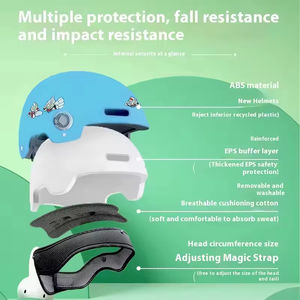 電動自転車に乗る子供4シーズンユニバーサル安全ヘルメット卸売 - Product Image 3