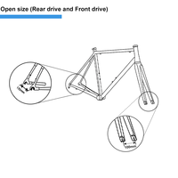 Joyebikes-kit de motorisation de vélo électrique 16 pouces, 500w, 36v, 48v, à vendre
