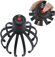 Masseur de tête et de cuir chevelu personnalisé avec logo OEM YK-1806, trois modes, idéal pour les cadeaux