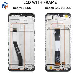 Schermo LCD Touch per Redmi <span class=keywords><strong>Xiaomi</strong></span> 9 9A 9C 10 <span class=keywords><strong>10C</strong></span> 10A, Assemblaggio Digitizer per LCD Redmi <span class=keywords><strong>10C</strong></span> 9A 9C - Product Image 1