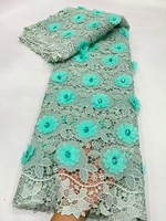 Dentelle suisse de haute qualité, dernière collection, cordon brodé 3D pour les fêtes nigérianes, excellente qualité textile, dentelle guipure africaine KJL523