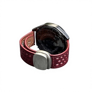 Nuovo Cinturino per Orologio in Pelle Crazy Horse Traspirante con Motivo a Fossi e Fibbia Magnetica per <span class=keywords><strong>Watch</strong></span> <span class=keywords><strong>GT</strong></span> 6 e S4 - Product Image 2