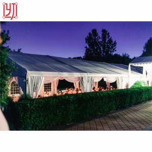 Tente de réception en PVC blanc avec structure en aluminium pour 150, 750 ou 1200 personnes - Product Image 5