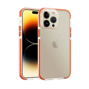 Nouvelle arrivée Design TPU TPE 2 en 1 étui de téléphone antichoc pour iPhone 15 Pro <span class=keywords><strong>Max</strong></span> haute transmission <span class=keywords><strong>Caver</strong></span> - Product Image 1
