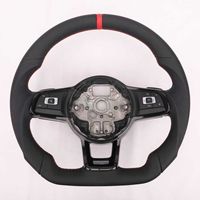 Volant en cuir de qualité supérieure pour VW Golf 5 Golf6 Golf7 7.5 MK6/MK7/MK8 Jetta Passat B8 Polo Tiguan GTI GTE R