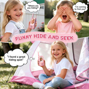 2 Sprachkommunikatoren mit 500m Reichweite Kinder-Walkie-Talkie Kamera HD-Klang 2-Zoll-Bildschirm Eltern-Kind - Product Image 5