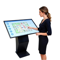 Kiosco Interactivo Táctil 2K con Pantalla Digital de Información, Terminal Inteligente de Orientación, Pantalla Táctil de Autoservicio para Espacios Públicos