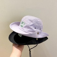 Sombrero de Pescador de Secado Rápido Estilo Coreano, Protección Solar, Gorra de Playa para Bebés Niñas, Primavera Verano, Uso al Aire Libre