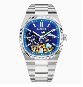 Reloj Cuadrado de Gran Esfera para Hombre Carsikie 2025, Estilo Deportivo, Dibujos Animados y Anime, Reloj de Cuarzo con Acabado de Espejo Premium - Product Image 2
