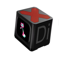 Magische Kubus Draadloze Mini AI Speaker met Alarm & Klok, Draagbaar Plastic Ontwerp, Intelligente Spraakbesturing