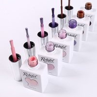 Rofel — ensemble de vernis à ongles Gel Uv de couleur, 96 pièces, kit de manucure, pour Salon de beauté, couche de Base et de finition, émail