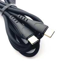 TYPE-C PD 100W USB TYPE-C faisceau de câbles charge rapide câble en silicone prise en charge jusqu'à 100W PD câble rapide charge avec transfert de données