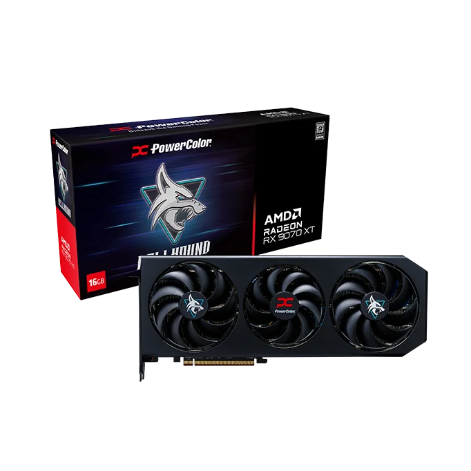 PowerColor Hellhound RX 9070 XT　正常作動品 POWERCOLOR Hellhound AMD Radeon RX 9070 XT 16GB GPU