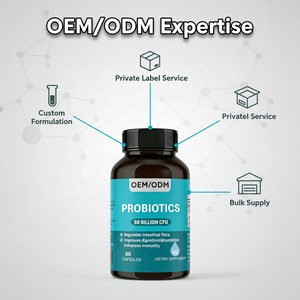 Оптовая продажа: Пробиотики для взрослых, 50 миллиардов КОЕ, капсулы, 60 шт. |   Поддержка здоровья кишечной микрофлоры, пищеварения, иммунитета и костей. 2 капсулы на порцию. - Product Image 2