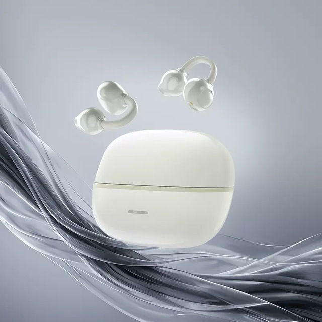 Wireless Sport Headset Clip-On Earbuds for 5.4 ENC Noise Cancelling Low Latency LED Digital Battery Indicator Waterproof