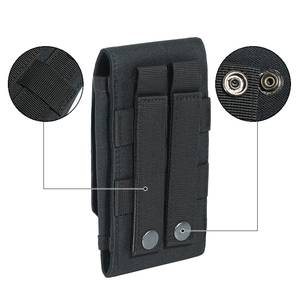 กระเป๋าคาดเอวอเนกประสงค์แบบยุทธวิธี MOLLE สำหรับใส่โทรศัพท์/เครื่องมือ ใช้สำหรับล่าสัตว์/พกพาประจำวัน/อเนกประสงค์ พร้อมคลิปหนีบเข็มขัดปรับได้ - Product Image 4