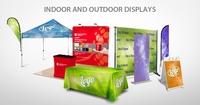 Murs de fond lumineux SEG 100x200cm 10x10ft 10x20ft pour événements et promotions publicitaires
