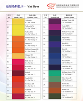 Colorant pour tissu denim, teinture en cuve, bleu indigo, force 94%