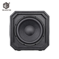Subwoofer actif miniature professionnel TB VR-12BA-1 de 12 pouces avec sortie de 300 W, boîtier en bois, garantie de 3 ans pour la maison, la salle de karaoké