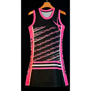 เสื้อบาสเก็ตบอลแบบไม่มีแขนคอวี PUFFIN SPORTS OEM ผลิตตามสั่ง พิมพ์ลายแบบ Sublimation ระบายเหงื่อได้ดี ผลิตจากโพลีเอสเตอร์ 100% ลายเรขาคณิต - Product Image 1