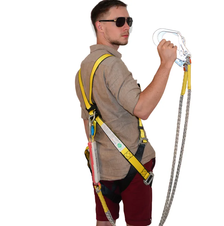 Seluruh tubuh mudah dipakai tali keamanan harness seluruh tubuh dengan kehidupan untuk mendaki