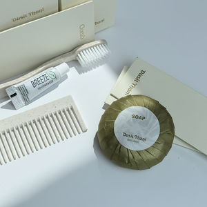 Conjunto de Amenidades de Hotel de Luxo Descartáveis de Alta Qualidade, <span class=keywords><strong>Kit</strong></span> Dental, Kits de Higiene Pessoal, Caixa de Papel com Logotipo Personalizado, Marca OEM para Hotéis - Product Image 3