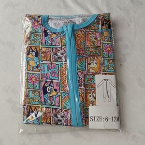 すぐに発送できる竹製ベビー用ジッパースリーパー、キャラクター柄の西洋風幼児用竹製パジャマ、ミステリーボックス - Product Image 2