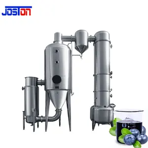 JOSTON Falling Film Cactus Prickly Pear Juice Blending Tank And Single Evaporators Concentrator Machine
