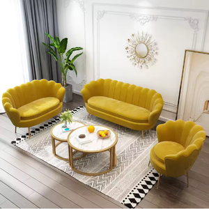 Fauteuil de salon moderne, fauteuil de détente, pieds en métal, tissu en velours, fauteuil d'appoint - Product Image 6