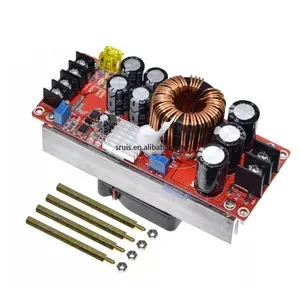 SRUIS DC DC電圧コンバーターCCCVブーストステップアップ1500W30A電源調整可能モジュール10V-60Vから12V-90Vレギュレーター