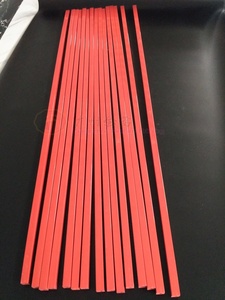 Yüksek kaliteli kesme sopa çeşitli giyotin 16*16*1195mm kırmızı PVC - Product Image 3