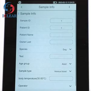 Analizador de electrolitos y gases en sangre de mano veterinario POCT de <span class=keywords><strong>4</strong></span> minutos - Product Image 6