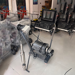 500 mét xe đẩy-gắn downhole TV <span class=keywords><strong>360</strong></span> xoay máy ảnh CCD cảm biến LED ánh sáng IP68 không thấm nước hình ảnh thiết bị - Product Image 2