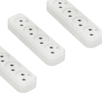 Wellsdiy Factory Flat Plug 4 AC EU Extension Socket OEM Wholesale 1.5-5 m Power Socket 10A Multiprise pour usage domestique