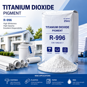 Proveedor de China Rutilo/Anatasa Tipo Dióxido de titanio TiO2 Polvo Precio Grado cosmético - Product Image 1