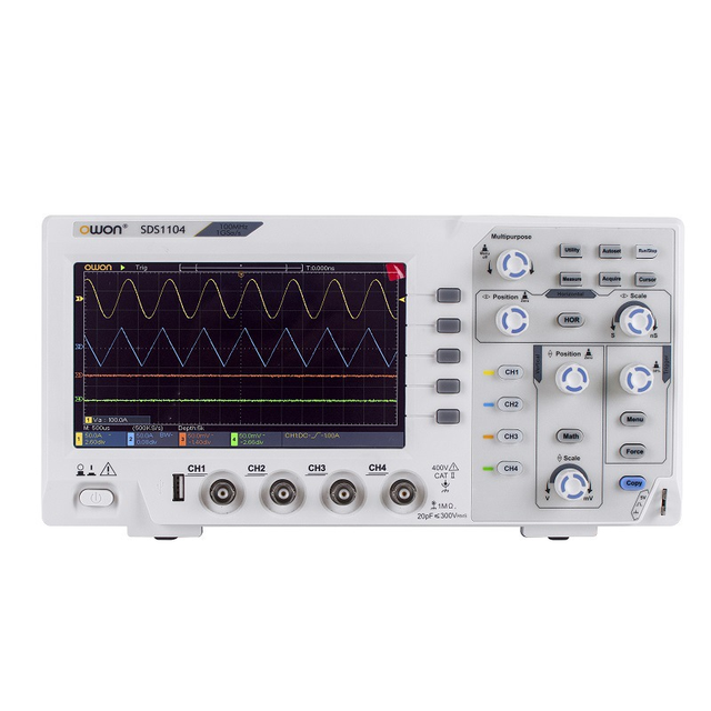 OWON SDS1104 4CH 100Mhz Economical Type Digital Oscilloscope