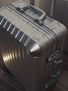 Oem/ODM Chất lượng cao dệt mô hình 100% nhôm hành lý hộp TSA mật khẩu Khóa Kinh Doanh Xe đẩy túi 20inch cabin Vali - Product Image 5