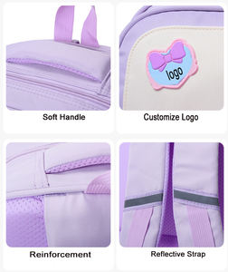 Sacs à dos scolaires de style américain pour enfants, fermeture éclair tendance, sac d'école unisexe - Product Image 4