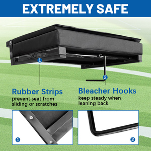 Người Bán Khuyến Cáo Ghế Sân Vận Động Có Đệm Gấp Được Ghế Tẩy Trắng Sân Vận Động Ngoài Trời Di Động Tùy Chỉnh Được - Product Image 3