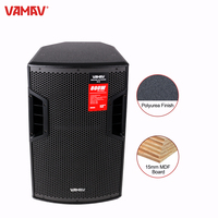 VAMAV Bocinas Activas N12 de Rango Completo 400W 12'' Carcasa de Madera Sistema de Audio para Conferencias, Música y Escenarios
