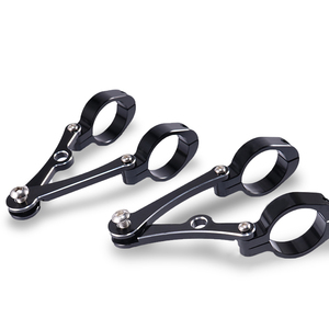 Xe Máy Head Lights Chủ Đèn Pha Núi <span class=keywords><strong>Headlight</strong></span> <span class=keywords><strong>Bracket</strong></span> 39-41 Mét Ngã Ba Cho Xe Máy <span class=keywords><strong>CB400</strong></span> Harley Kawasaki - Product Image 2