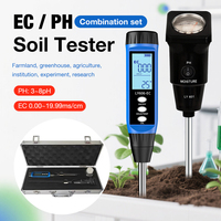 Vente en gros usine : Testeur numérique de pH et d'humidité du sol EC pour jardins, plantes en pot, horticulture, agriculture et fermes