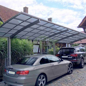 Abri de voiture en aluminium fabriqué en Chine, vente en gros, kit de structure complet pour importateurs et projets mondiaux - Product Image 1