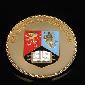 Monedas Conmemorativas de Universidad Fabricadas por el Fabricante, Monedas Personalizadas de Aleación de Zinc, Moneda de Recuerdo Metálica - Product Image 1