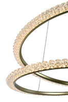 Nouvelle Arrivée OEM Lustre LED Suspendu Moderne de Luxe, Design Tendance et Personnalisé, pour Décoration Intérieure de Chambre, à Intensité Variable et Protection Oculaire