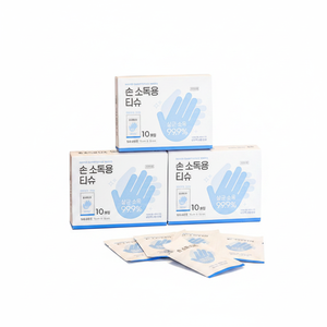 Lingettes désinfectantes Sauber de haute qualité pour nettoyage de base, emballées individuellement, lot de 10, faible teneur en ingrédients chimiques, prix abordable - Product Image 2