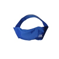 Bandeau de gel bleu réglable, poche de glace réutilisable, chaud et froid, pour soulager les maux de tête et les migraines