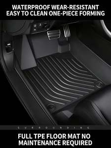 Tappetini Auto in TPE Impermeabili e Antimacchia Facili da Pulire per Volkswagen VW <span class=keywords><strong>Jetta</strong></span> Oval <span class=keywords><strong>Mk5</strong></span> 2006-2010 - Product Image 5