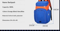 Sac à dos de sport tendance pour le basketball, grande capacité, pour l'entraînement en extérieur, avec compartiment à chaussures indépendant et fermeture éclair, à porter à l'épaule