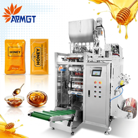 Machine d'emballage automatique multivoie pour sachets de liquide, miel, huile d'olive, sauce tomate 10ml 20ml